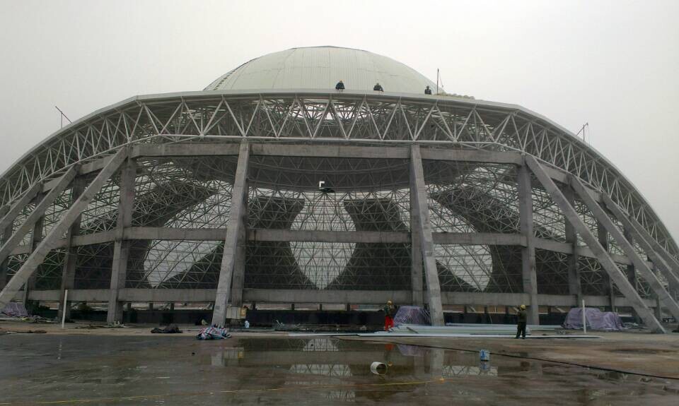 延安温泉馆网架工程